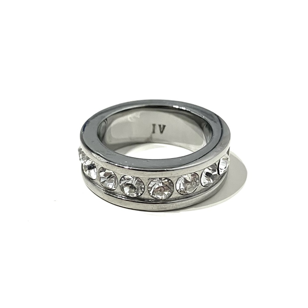 Dyrberg/Kern Silver Crystal Ring
